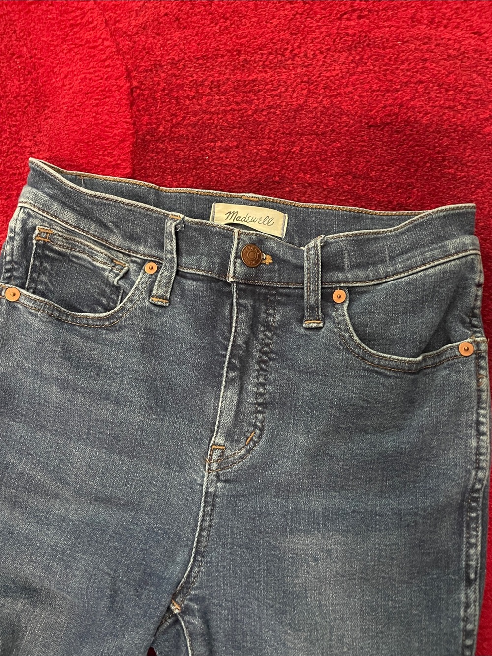 Madewell Skinny Jeans in Faded Blue - Picture 4 of 4